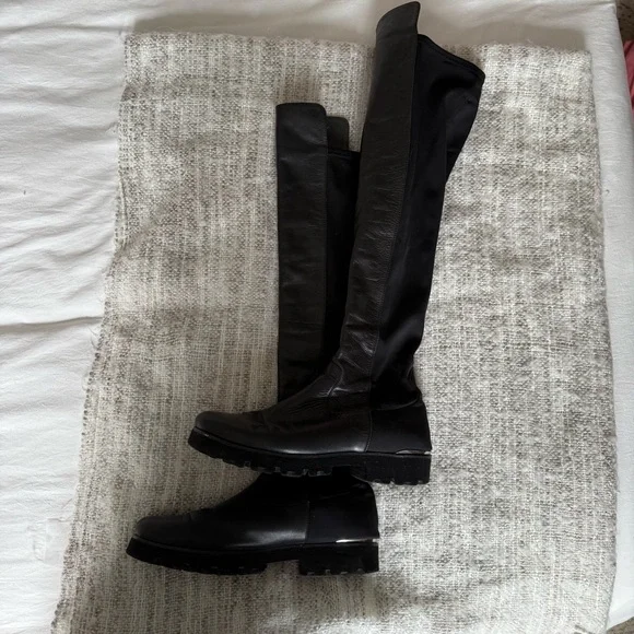 Donald Pliner Black Knee-High Boots - Picture 1 of 4